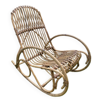 Rattan rocking chair