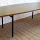 Grande table ovale vintage années 60