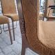 Set of 6 velvet chairs and armchairs
