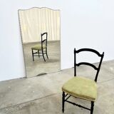 Beveled moustache mirror, 140 cm high