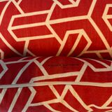 Pair of "Red of the Rhine" cushions