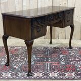 English chippendale desk in walnut from the 1950s