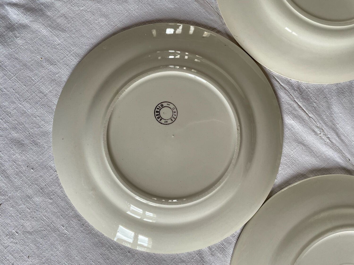 Vintage floral plates
