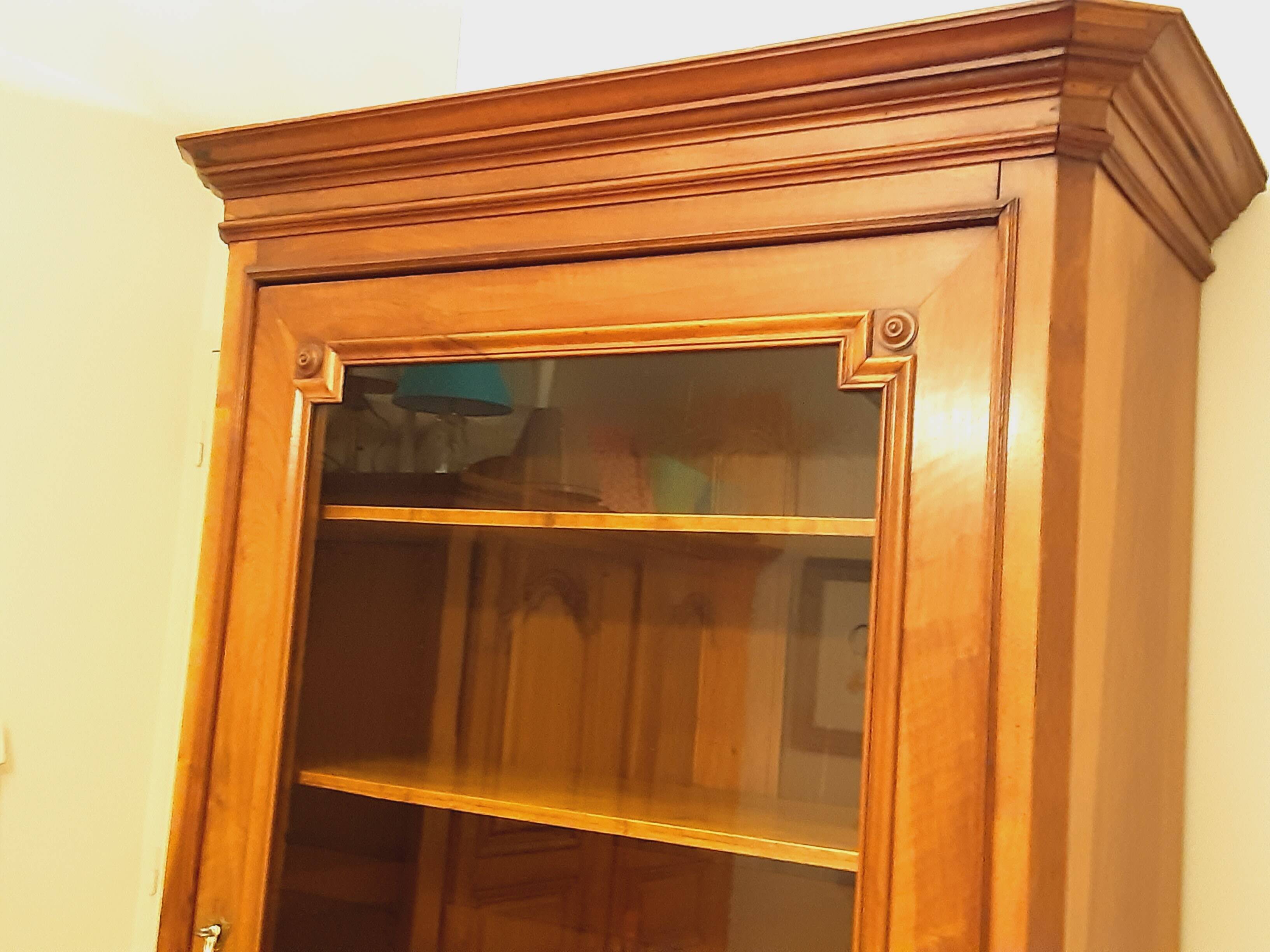 Armoire bibliothèque vitrine