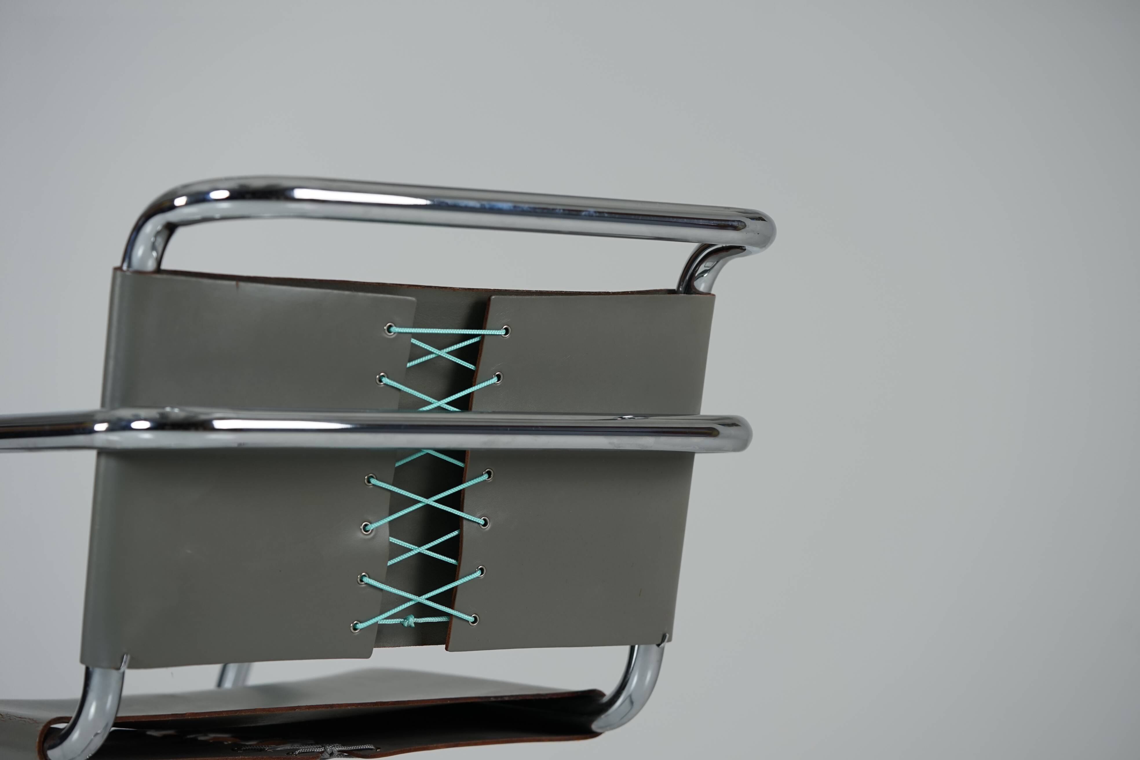 MR20 Tubular Steel Chair by Ludwig Mies van der Rohe for Knoll