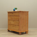 Pine chest of drawers, Danish design, 1950s, production: Denmark
