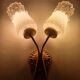 Pair of 1960s gold wall lights