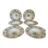 Six Royal Doulton Provençal soup plates