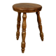 Tripod stool in walnut