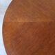 Table basse ronde chêne 1950