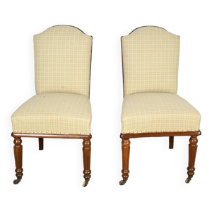 paire de Chaises en Acajou - restauration