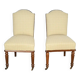 Paire de Chaises en Acajou de Cuba, époque Restauration – Début XIXe