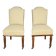 Paire de Chaises en Acajou de Cuba, époque Restauration – Début XIXe