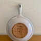 Large enamelled ceramic frying pan by Robert Picault