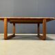 Mid-century solid teak Scandinavian coffee table, 1970s