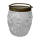 19th century glass or molded crystal ice bucket