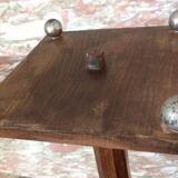 Sellette Art Deco in varnished wood
