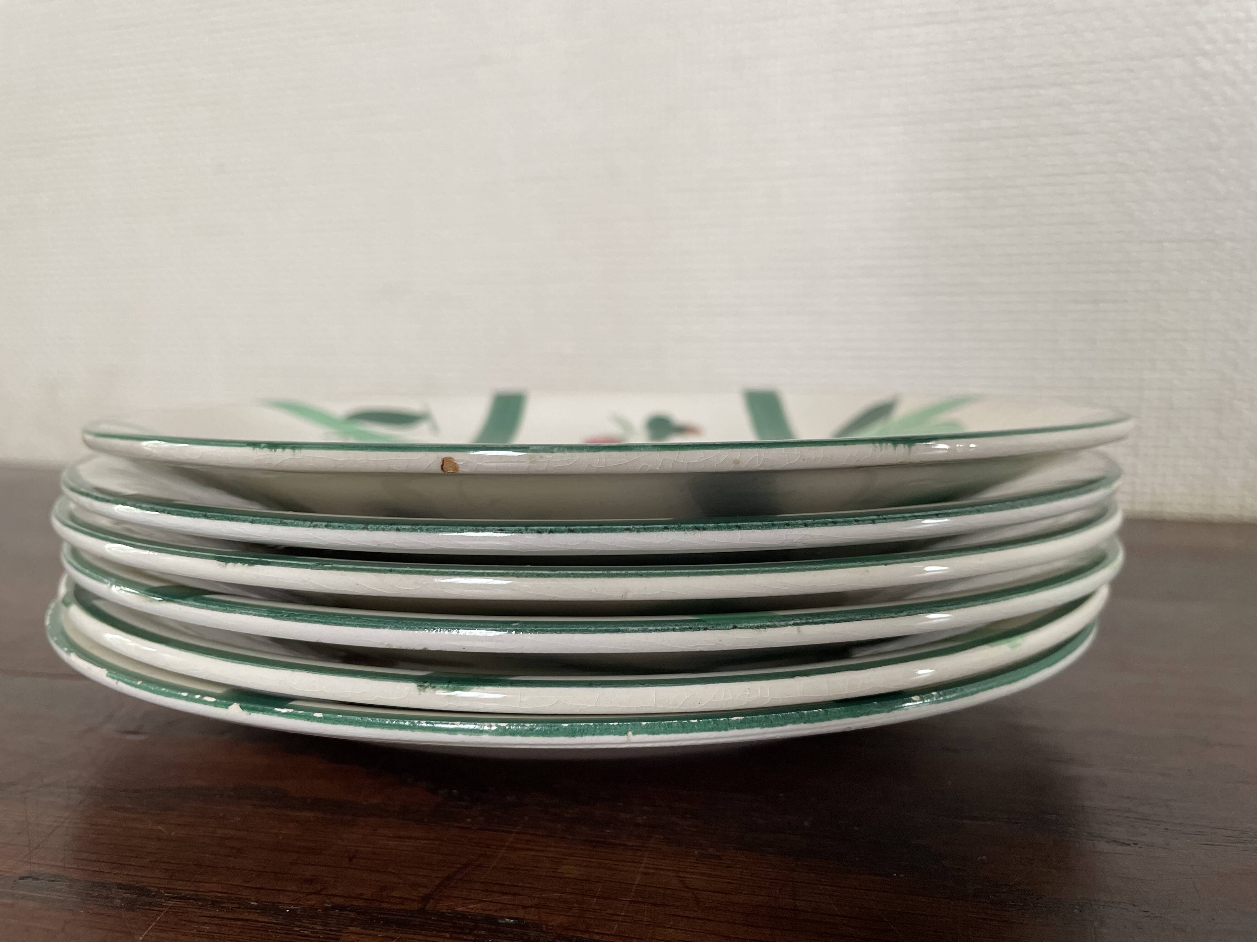 Longchamp dessert plates and oval dish