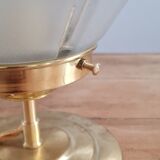 Table lamp in pressed glass