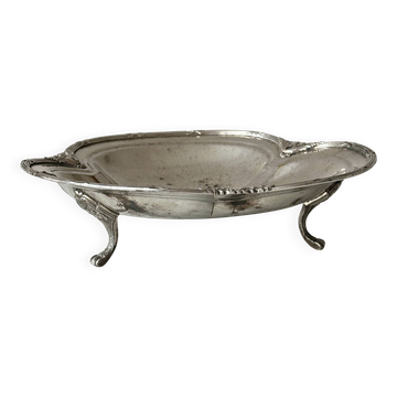 Antique silver plate on cabriole legs