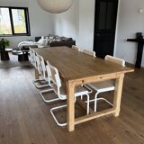 Antique solid oak farmhouse table