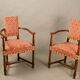 Paire de fauteuils dit Caquetoires, XIXème