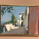Original Swedish Oil on Canvas – “Town” by Mats Rydstern – Signed – Vintage & Framed – 37 × 49 cm (14.6" × 19.3")