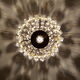 Lustre corbeille en cristal