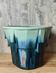 Iridescent Art Deco earthenware planter