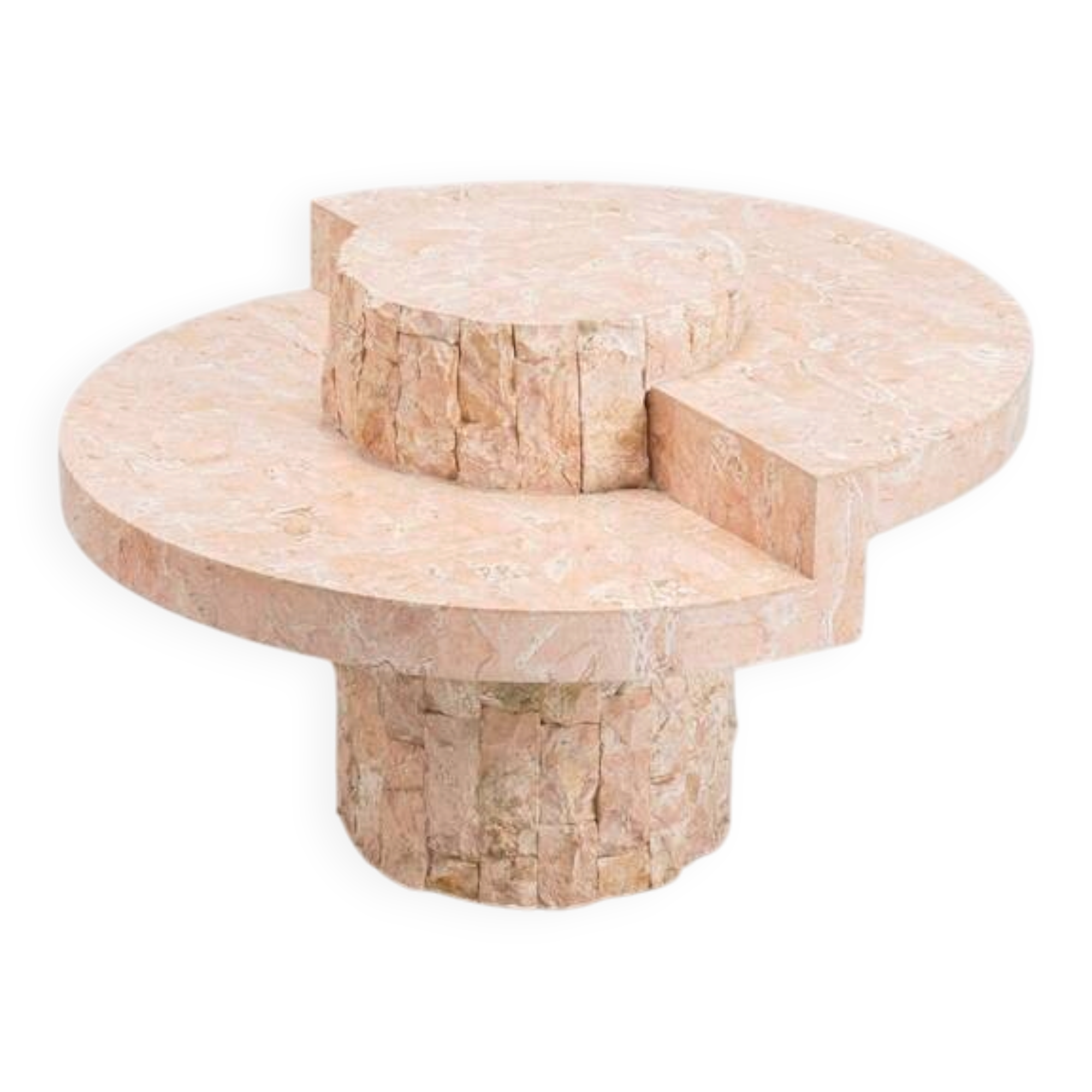 Magnussen Ponte Mactan stone small coffee table Belgium 1970