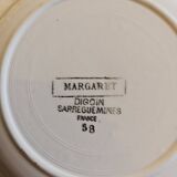 Digoin retro soup plates, Margaret