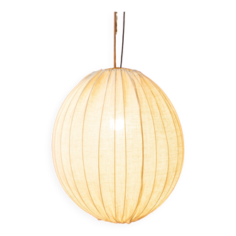 Lampe danoise en tissu années 50