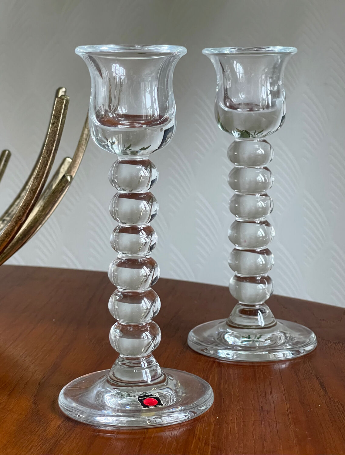 Pair of candlesticks Wiesenthalhütte, 1970