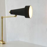 Italian desk clamp lamp 50s