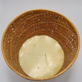 Wicker pot cover basket