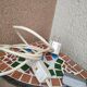 Vintage seventies hose workshop lamp