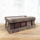 Casier en bois vintage pour 10 bouteilles