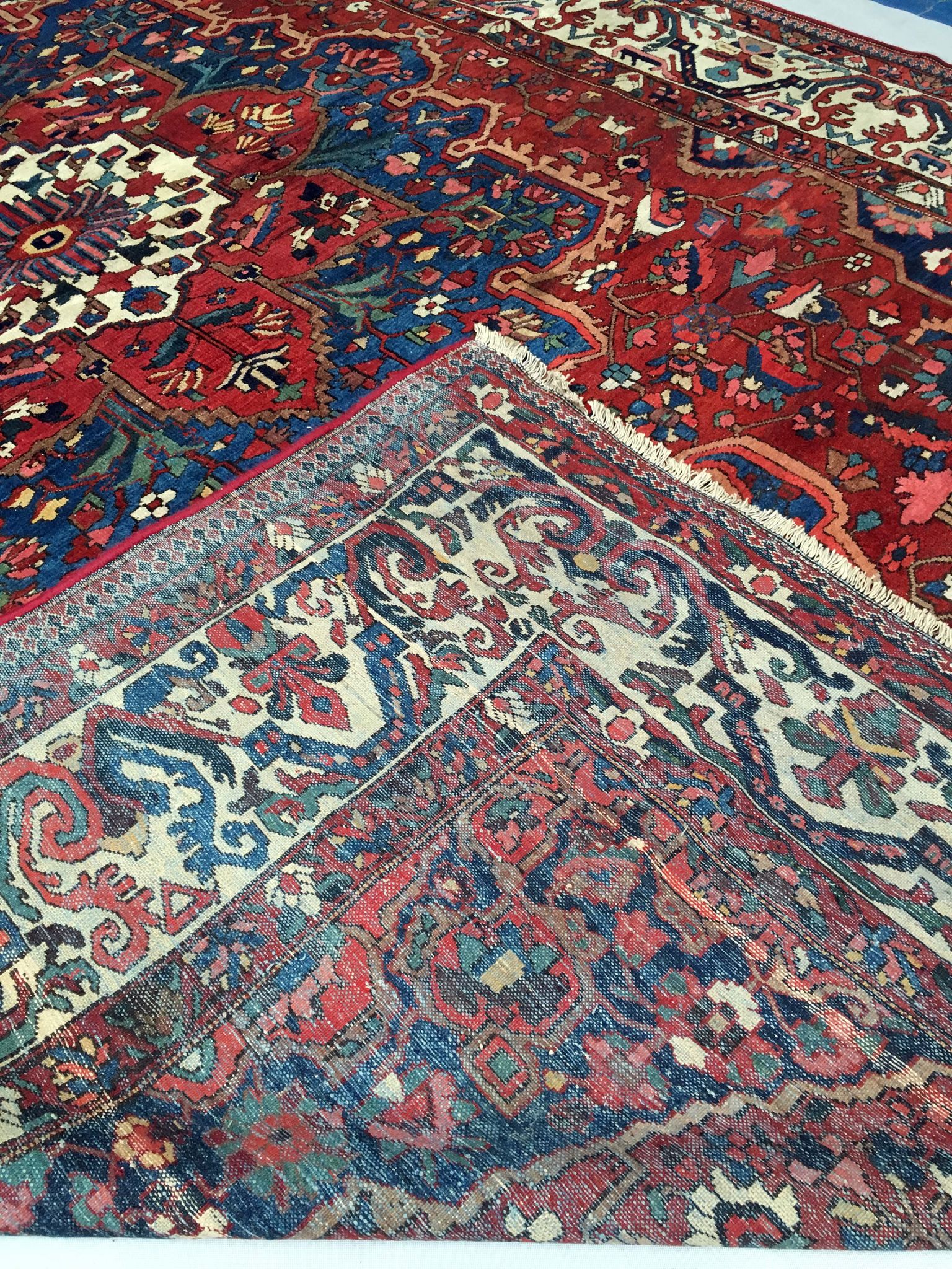 Oriental rug: former bakhtiari, 490 x 325
