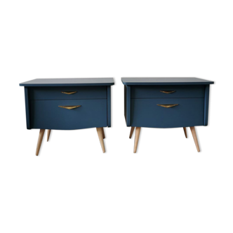 Pair of vintage bedsides