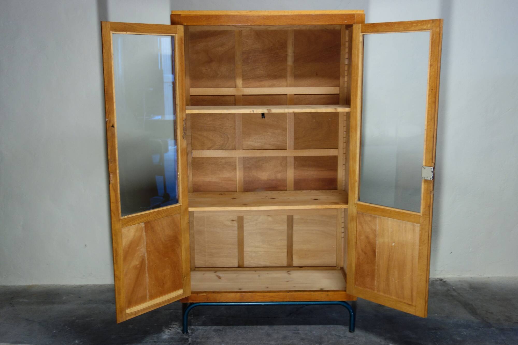 Glass school cabinet 1960