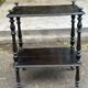 Vintage Napoleon III shelf from the 18th century in turned solid wood.
