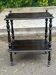 Vintage Napoleon III shelf from the 18th century in turned solid wood.