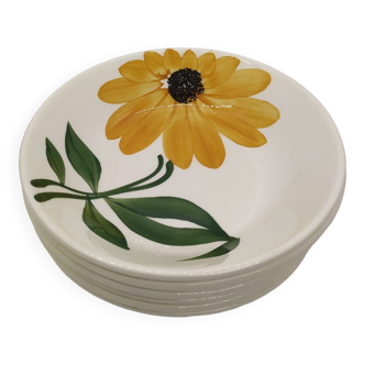 Assiettes creuses Gien vintage