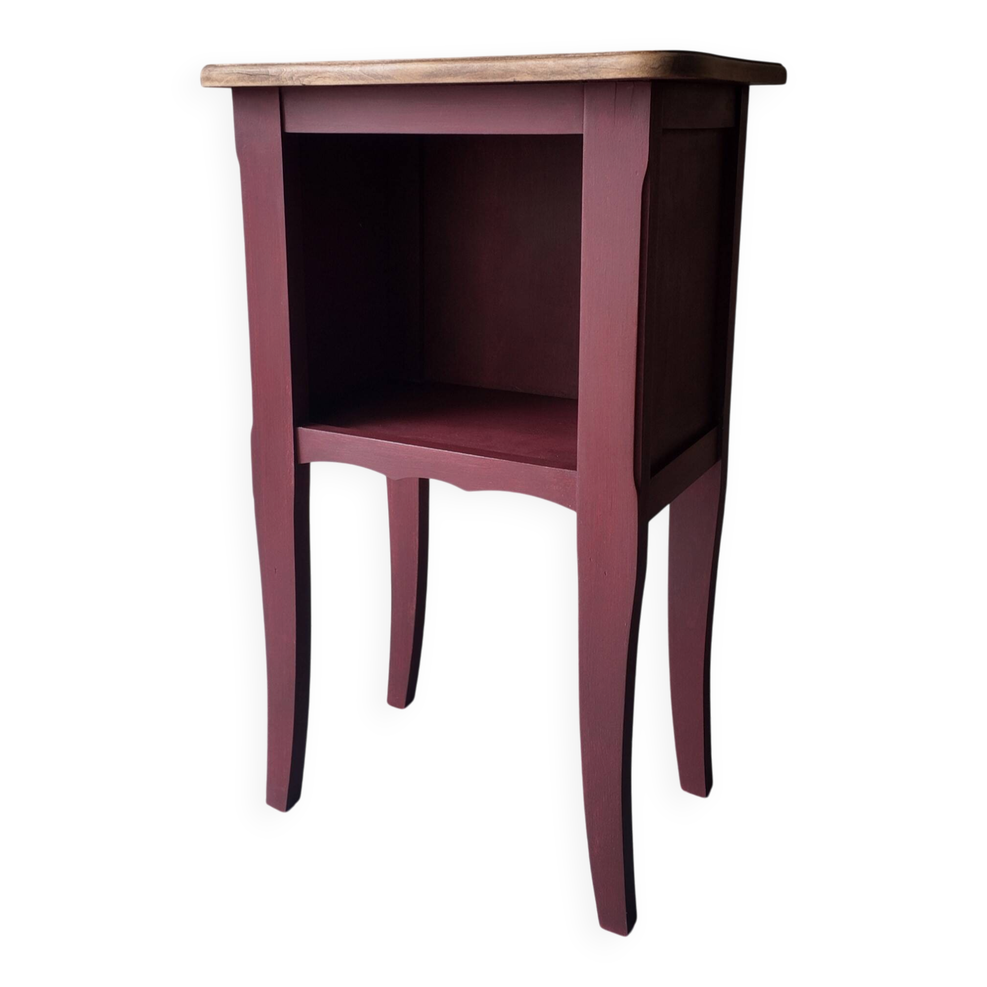 Renovated antique bedside table