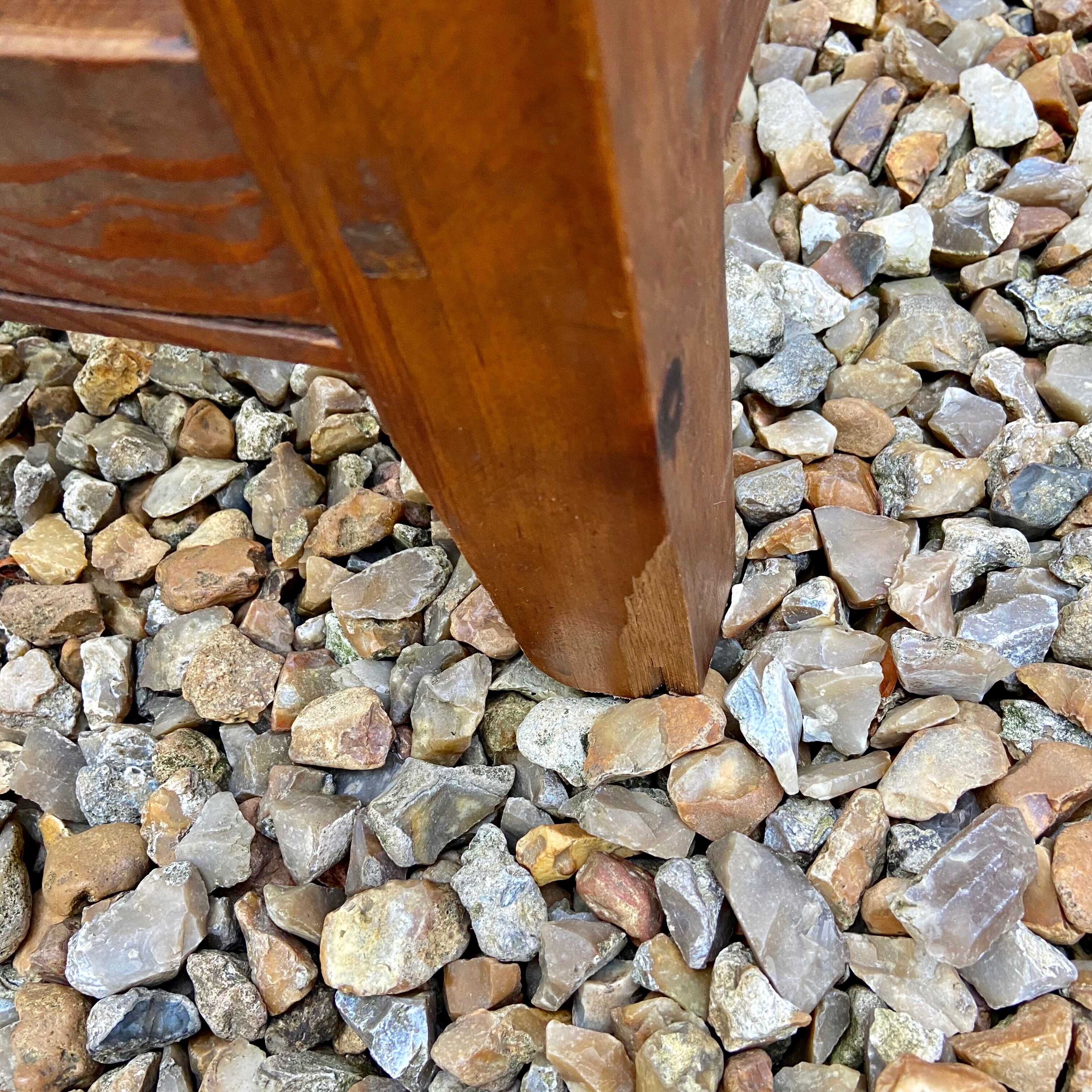 Set of 2 carved wooden chairs