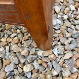Set of 2 carved wooden chairs