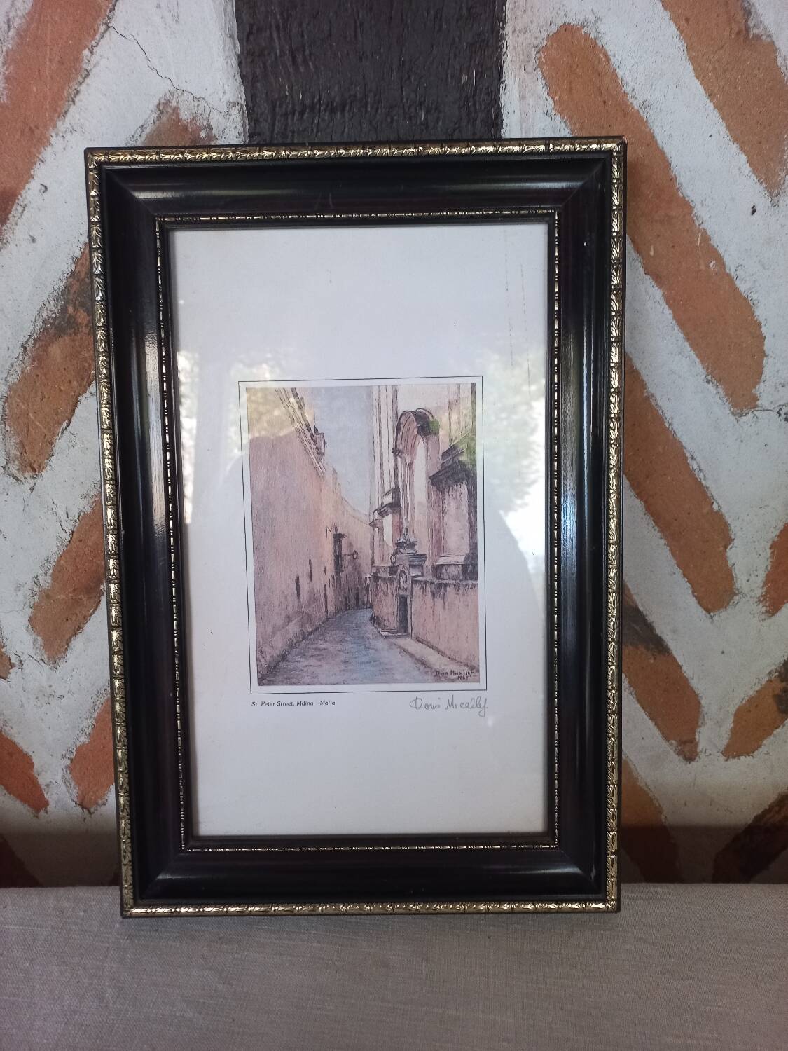 Street illustration painting