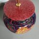 Hand-turned ceramic / glazed vase lamp holders 1970s (most likely French)