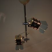 Lustre en métal de Lidokov Type L286 Tchécoslovaquie
