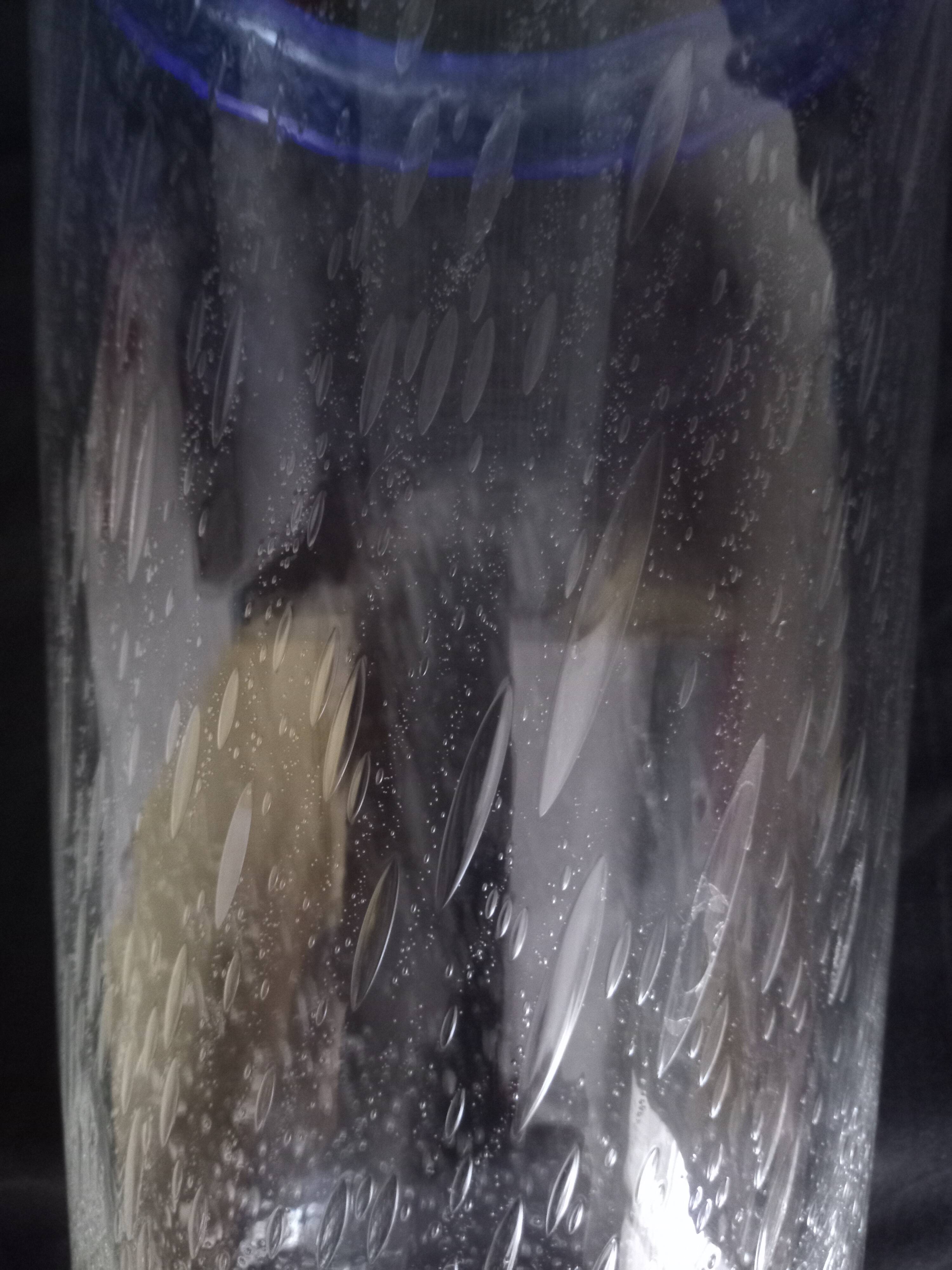 Flared vase with turned neck, h - 30 cm.